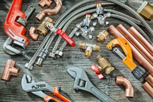 A Set of Emergency Plumbing Tools