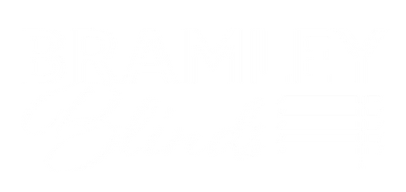 Bramley Blinds White on Transparent Logo