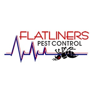 Flatliners Pest Control Logo