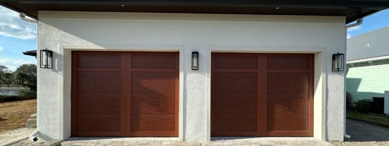 Hardware Tightening During Garage Door Tune Up in Florida Home 768x289