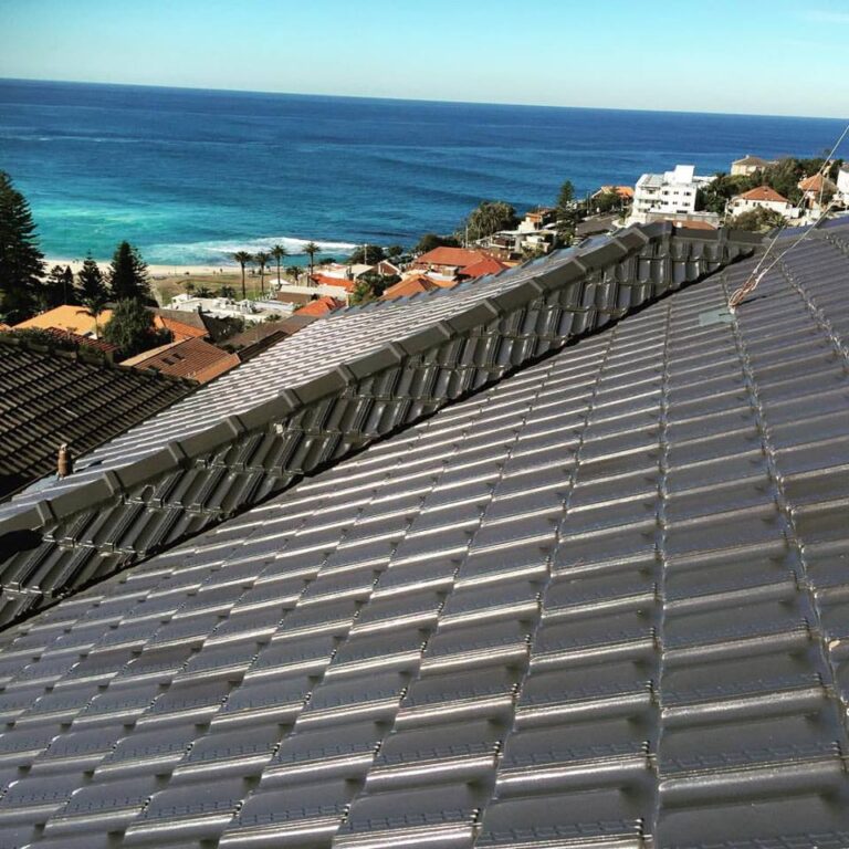 Terracotta tile roofing project in Southern Sydney 768x768