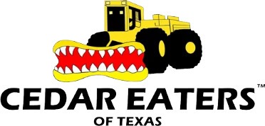cedar eaters of texas land clearing services logo