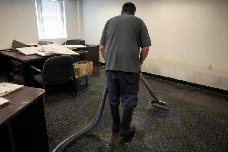 commercial water damage restoration 768x512